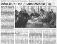 A&eacute;roclub : les 70 ans f&ecirc;t&eacute;s en juin