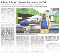 Henri Brionne, Pr&eacute;sident de l'a&eacute;roclub