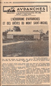 Les hangars en 1936