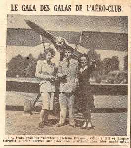 Gala de l'Aéroclub, Ouest-France 23 juin 1947